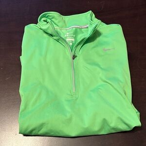 Nike Bright Green Dri-FIT Pullover